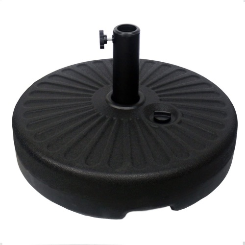 Sunnyglade Heavy Duty 23L Round 20" Water Filled Patio Outdoor Umbrella Base Stand Weight with Steel Umbrella Holder - Appears New  - Lot 648