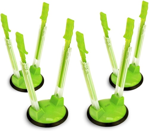 Case of (30) Baggy Rack Holders For Food Prep Bag, Freezer Bag/Ziplock Stand, 4 Pack - Appear New  - Lot 649