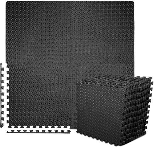Lot of (2) BEAUTYOVO Interlocking Foam Gym Mats, 12 Tiles, 24'' x 24'' - Appear New - Lot 665