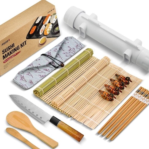 ISSEVE Sushi Making Kit, All In One Sushi Bazooka Maker with Bamboo Mats - Appears New  - Lot 668