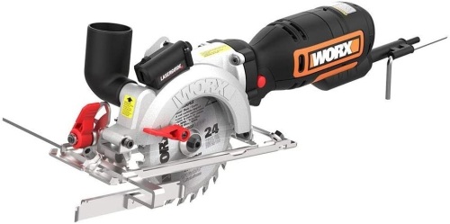 WORX WX427L 6A 4-1/2'' Corded Compact Circular Saw - E-Comm Return, Appears New  - Lot 678