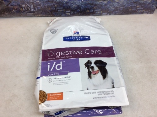 Hills Prescription Diet Digestive Care Low Fat i/d Food Dog Food, 17 Lb - New - Lot 704