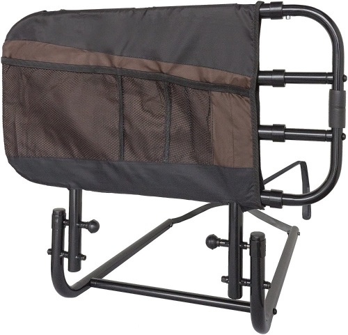 Stander EZ Adjust Bed Rail with Organizer Pouch - Appears New   - Lot 707