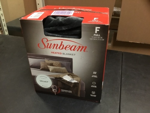 Sunbeam Full Size Heated Blanket - Appears New  - Lot 736