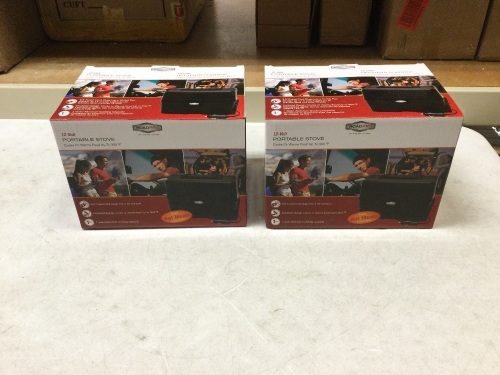 Lot of (2) New RoadPro 12-Volt Portable Stoves - Lot 758