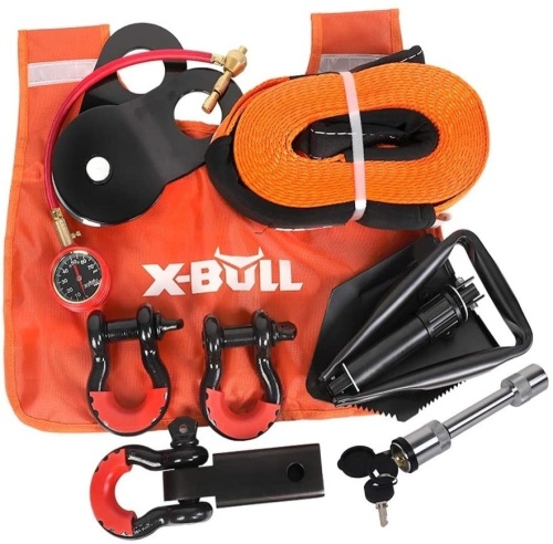 X-BULL Winch Accessory Kit Recovery Kit. NEW - Lot 803