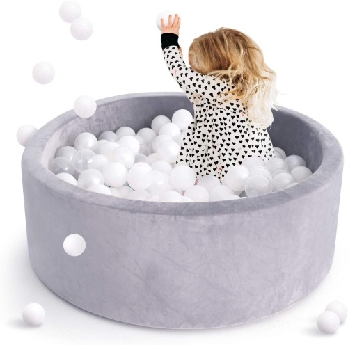 Little Dove Kiddie Ball Pit Pool Playpen, Grey, No Balls Included - E-Comm Return, Appears New  - Lot 823