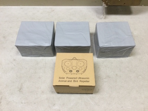 Lot of (4) New Solar Powered Ultrasonic Animal and Bird Repellers - Lot 847