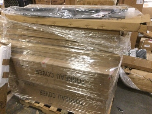 Pallet of New Cargo Covers for SUVs. Unknown Fitment - Lot 865
