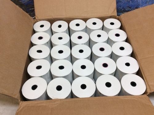 Case of 3.125" Cash Register Thermal Paper, 50 Ct - New - Lot 905