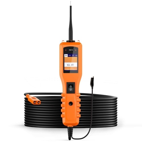 KZYEE KM10 Power Circuit Probe Kit, Automotive Circuit Tester with Auto Electrical System Testing Functions (Digital Voltage Tester/Multimeter/Short Finder）. Appears New - Lot 908