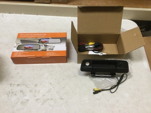 Car Rear View Mirror Monitor. Appears New - Lot 931