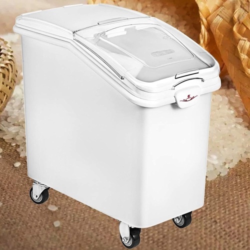 21-Gallon Heavy Duty Ingredient Bin with Casters. Appears New - Lot 945