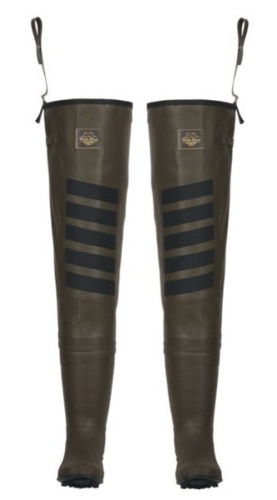 White River Fly Shop Rubber Boot-Foot Hip Waders for Men, Size 7M, Like New - Lot 1106