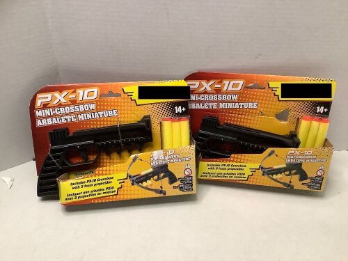 Lot of (2) PX-10 Mini Crossbow Toy, Appears New - Lot 108