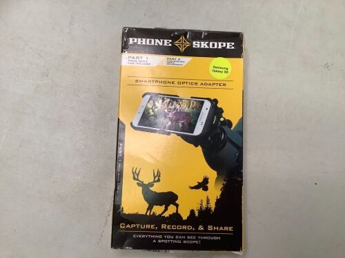 Phone Skope Smartphone Optics Adapter (Samsung Galaxy S9), Ecommerce Return - Lot 109