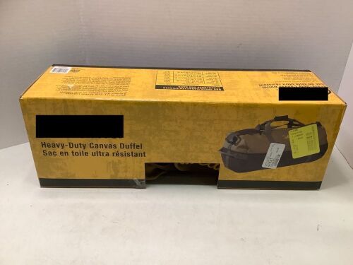 Heavy Duty Canvas Duffel, Appears New - Lot 130