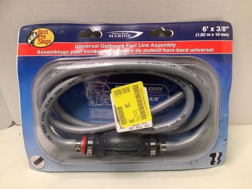 Universl Outboard Fuel Line Assembly, Appears New - Lot 133