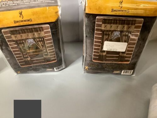 Lot of (2) Browning Curtain Panel, Ecommerce Return - Lot 168