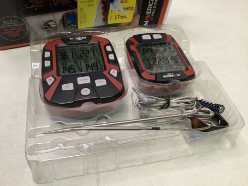 Maverick Wireless Barbecue + Food Digital Thermometer, Powers On, Ecommerce Return - Lot 232