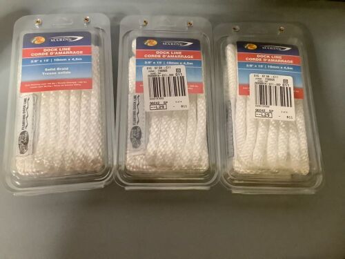 Lot of (3) Dock Line, Ecommerce Return - Lot 269