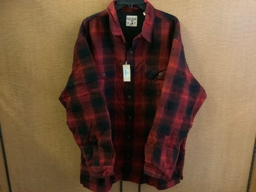 Red Head Men's Fleece Flannel, 2XL, Appears New - Lot 346