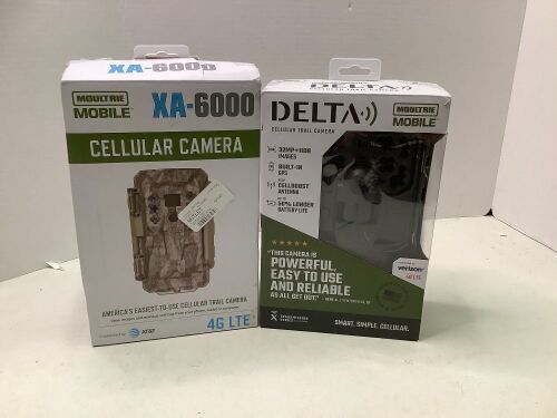 Lot of (2) Moultrie Trail Cams, Power On, Ecommerce Return - Lot 348