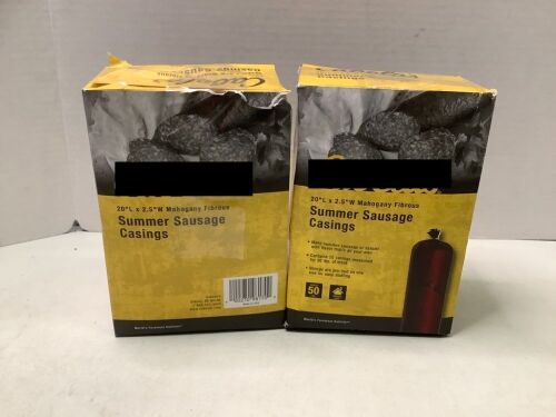 Lot of (2) Summer Sausage Casings, Ecommerce Return - Lot 379