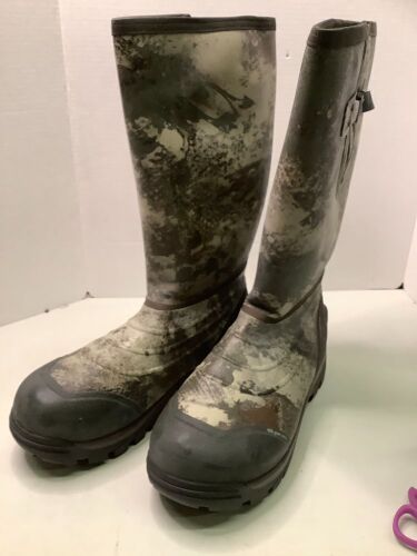 Comfort Trac Zoned 800G Rubber Boots, Men's 14, Ecommerce Return - Lot 536