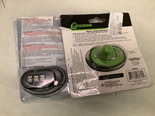 Lot of (2) Combination Gun Lock, Tested, Ecommerce Return - Lot 553