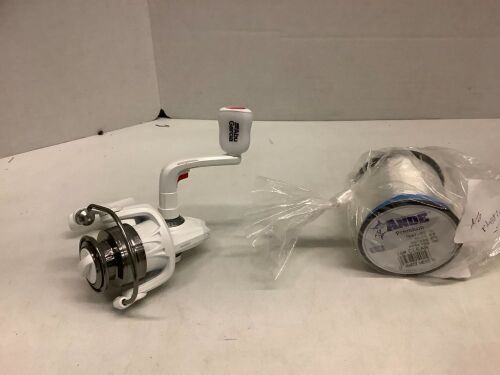 Lot of (2) Fishing Supplies, Reel and Line, Ecommerce Return - Lot 555