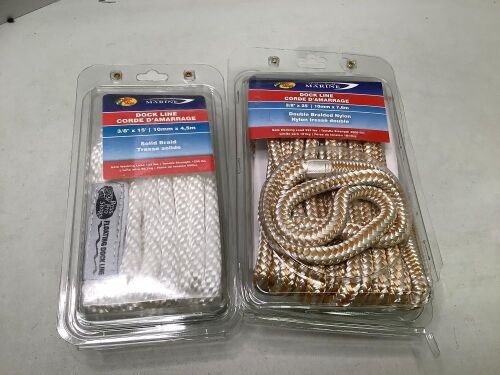 Lot of (2) Dock Line, Appears New - Lot 584