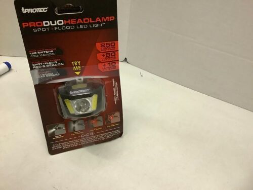 Iprotec ProDuo Headlamp, Powers On, Ecommerce Return - Lot 643