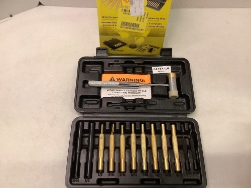 Wheeler Hammer & Punch Set, Ecommerce Return, Piece Broken - Lot 874