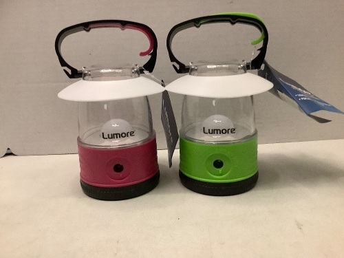 Lot of (2) Lantern, Both Work, Knobs Missing, Ecommerce Return - Lot 907