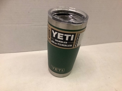 Yeti Rambler, 20oz Tumbler, Lid Broken, Ecommerce Return - Lot 947
