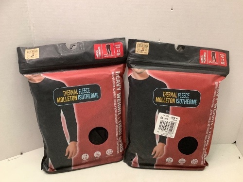 Lot of (2) Thermal Fleece Men's Pant, Large, Appears New - Lot 993a