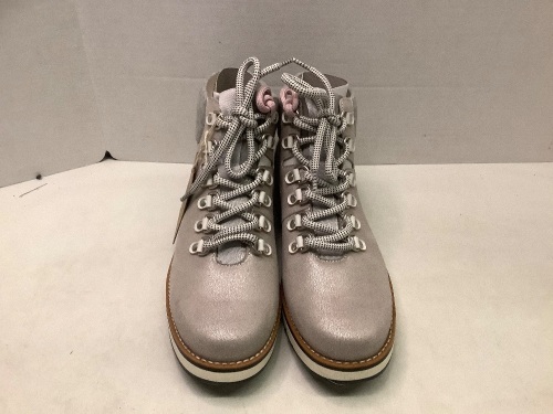 White Mountain, Clifton Silver/Textile, Womens Shoes, Size 7.5, Damaged Box, Appears New - Lot 1001