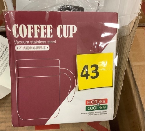 Stainless Steel Vacuum Coffee Cup - Lot 43