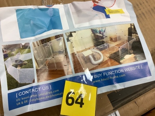 Modular Pet Playpen Enclosure - Lot 64