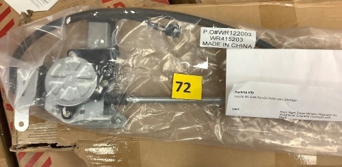 Power Window Regulator for Freightliner Columbia Coronado w/ Motor - Lot 72