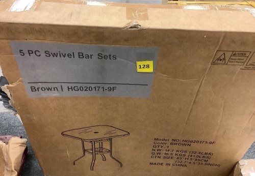 5 Pc Swiel Bar Set - Lot 128