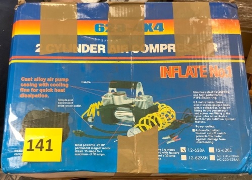 2 Cylinder Air Compressor - Lot 141