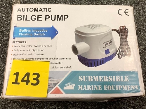 Automatic Bilge Pump - Lot 143