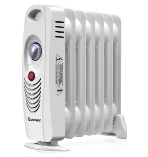 700W Portable Mini Electric Oil-Filled Radiator Heater - Lot 238