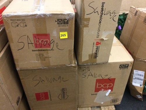 Lot of (4) BCP Salvage, Presorted Items May Be Broken, Damaged, or Have Missing Pieces - Lot 265