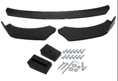 3x Front Bumper Lip Spoiler Lower Splitters For Dodge Charger RT SXT, 2015-2020  - Lot 271
