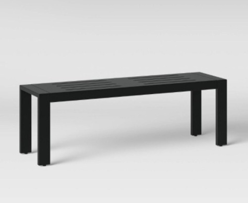 Project 62, Henning Patio Bench, Steel Frame  - Lot 276