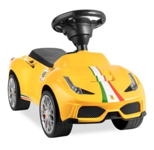 Kids Ferrari 458 Foot-to-Floor Sports Ride-On Push Car Scooter w/ Horn - Lot 282