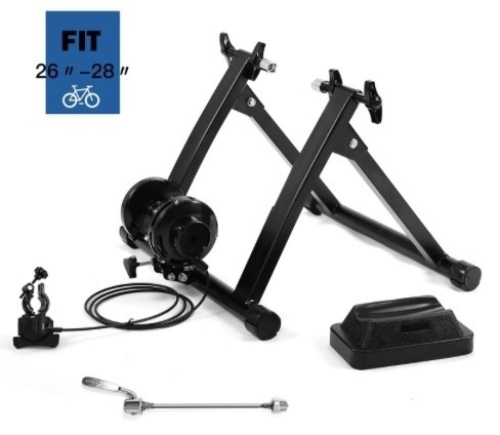 Costway Magnetic Indoor Bicycle Bike Trainer Exercise Stand 8 levels of Resistance - Lot 320